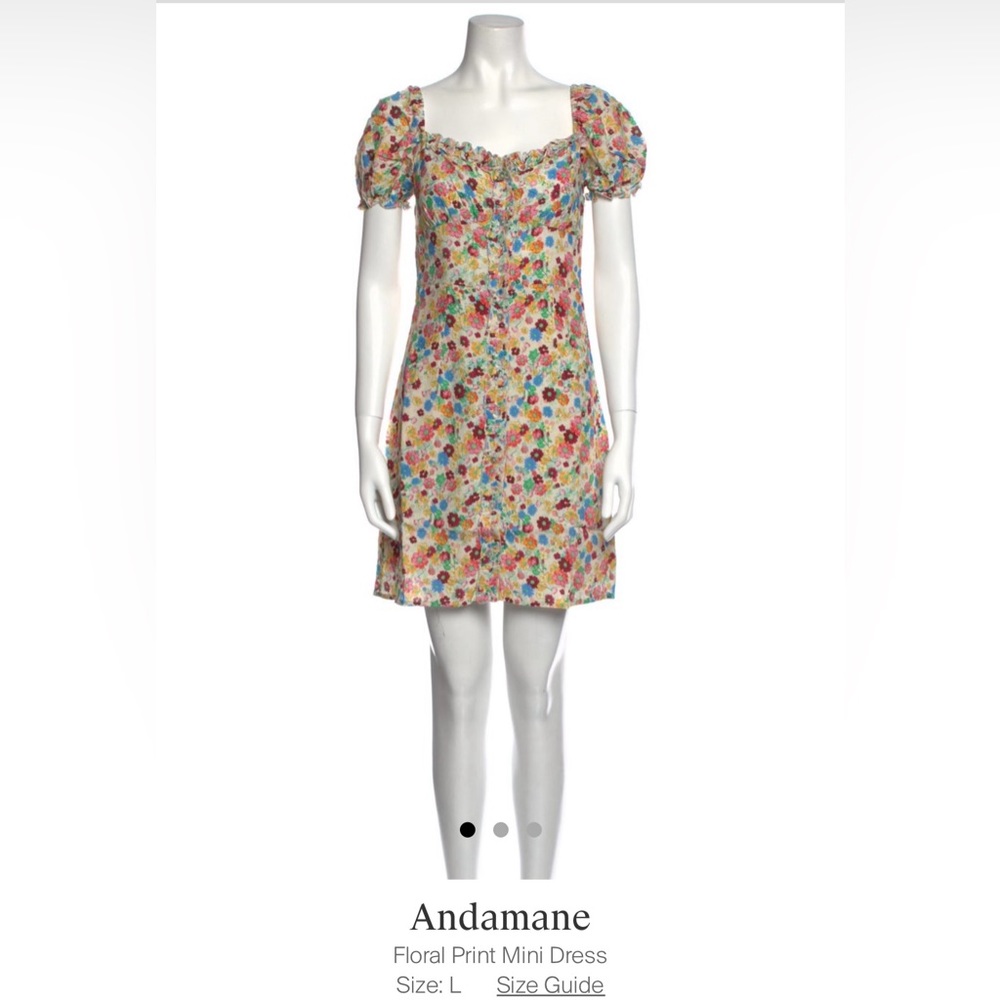 Andamane A-line floral dress- practically NEW condition